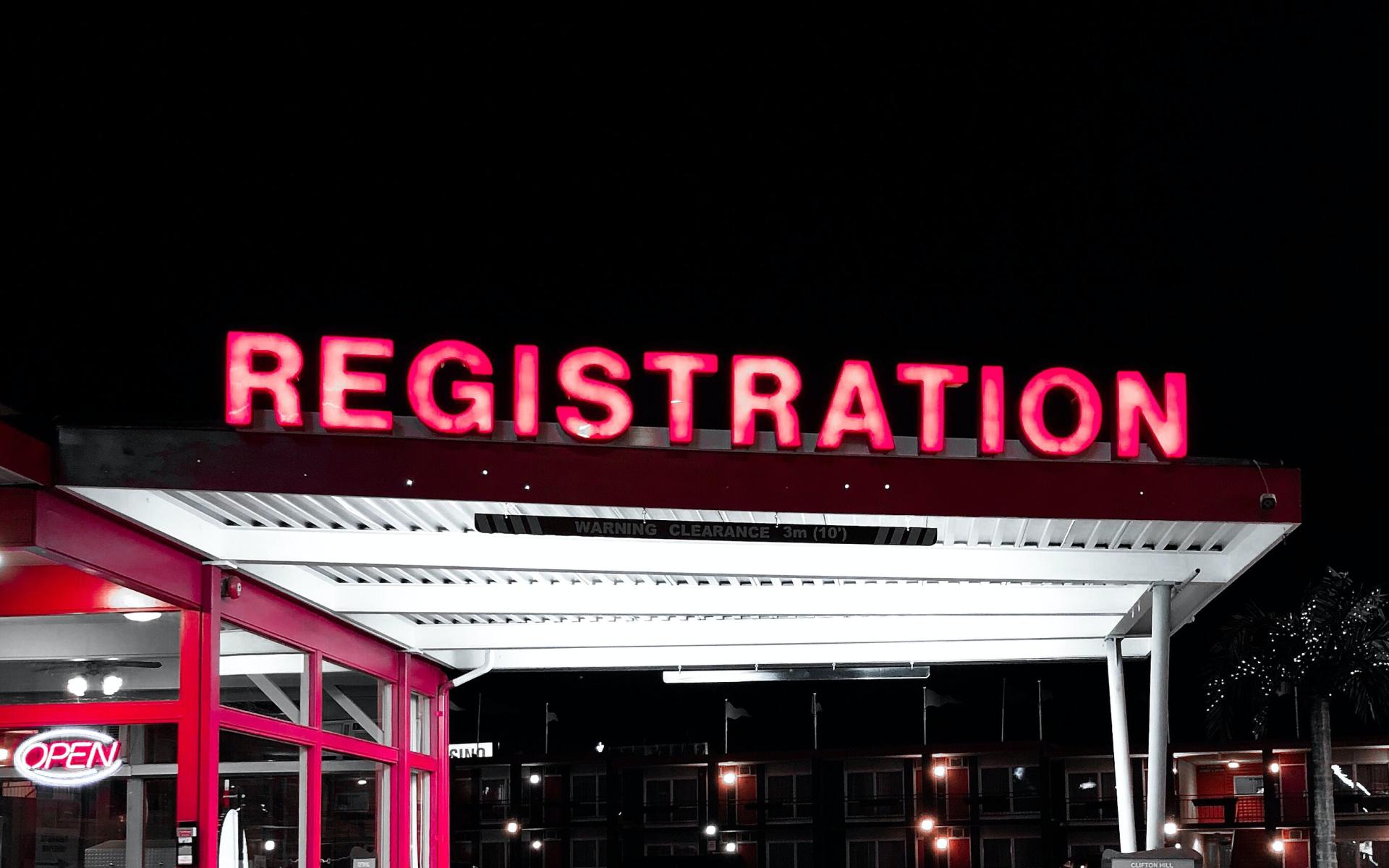 Symbolbild: Registration